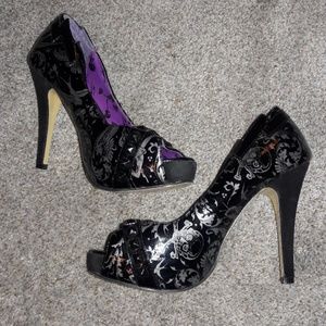 Iron Fist Mean Streak Studded Platform Heels 9